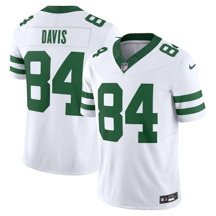 Men New York Jets #84 Corey Davis Nike Legacy White Vapor F.U.S.E. Limited NFL Jersey->->NFL Jersey
